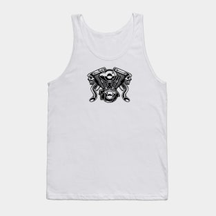 Skull engine Tank Top